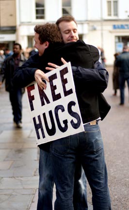 Free Hugs, Cambridge